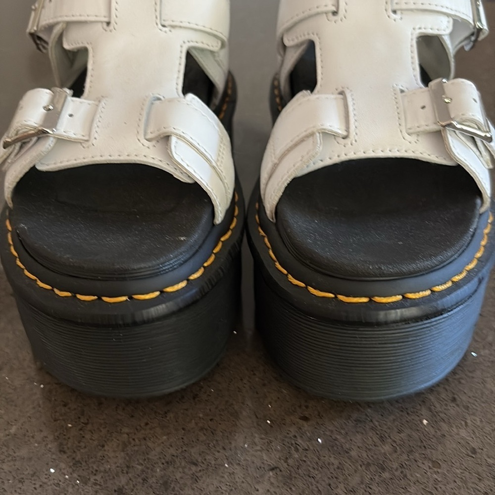 Dr.Martens Giavanna Leather Platform Sandals 7 - Picture 10 of 15